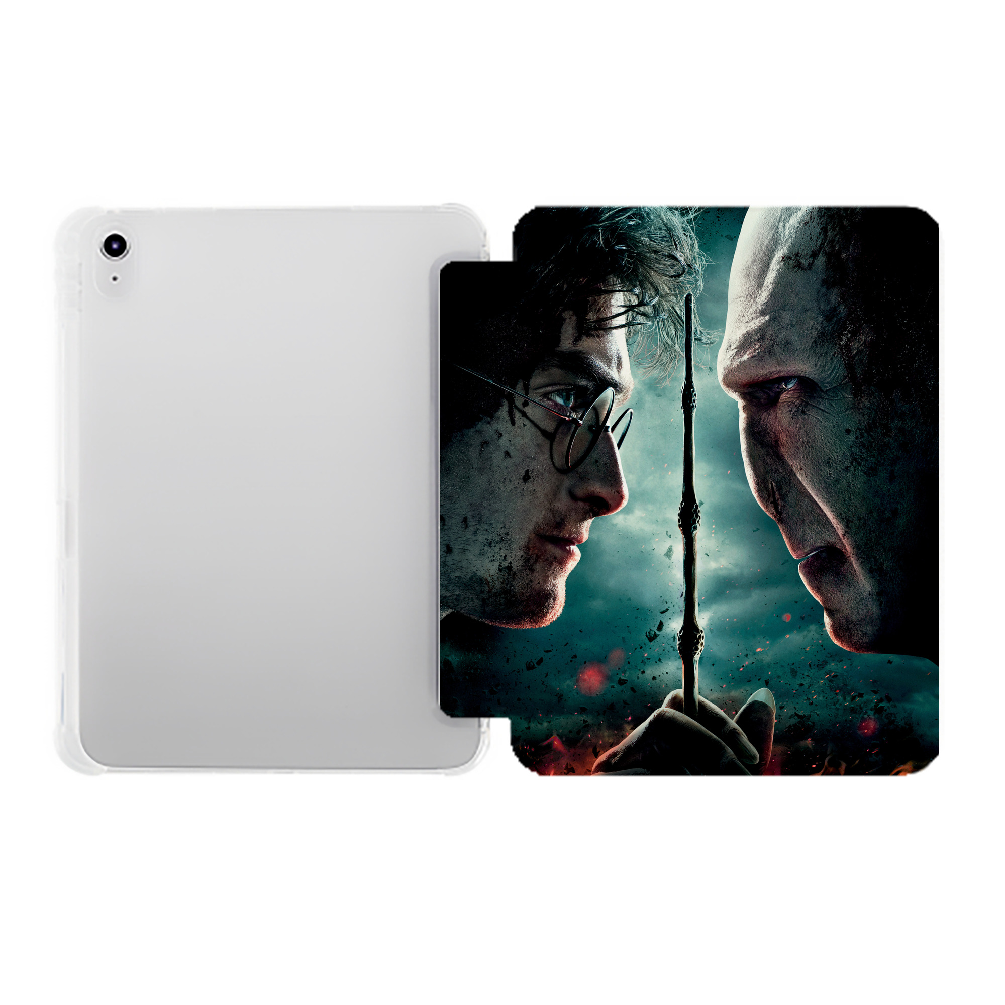 （画像用） Harry Potter ハリー・ポッターシリーズ IPad ケース ペン収納付き 三つ折りスタンド PUレザー×シリコン 対応機種9.5/10.5/10.9インチ